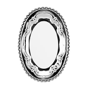 10'' Aluminum Oval Plate  w/ Edge