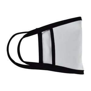 Double Layered Polyester Blank Sublimation Mask