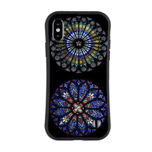 이미지를 갤러리 뷰어에 로드 , Slim Waisted Glass Case for iPhone X/XS - Pentagrams
