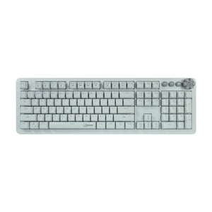 Keyboard with colored lights- White