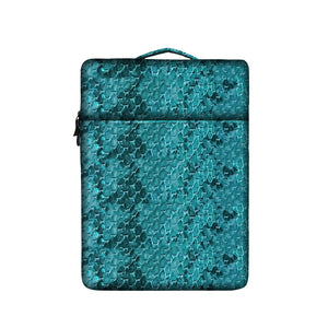 CAKVO Sleeve Compatible with 13-13.3 inch 10.9" iPad Air Water Repellent Neoprene Bag with Small Case, Pythons Grains