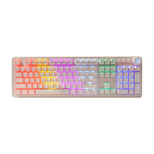 将图片加载到图库查看器，Gordenery Gaming Keyboard and Mouse Combo, K1 LED Rainbow Backlit Keyboard with 104 Key Computer PC Gaming Keyboard for PC/Laptop(White)
