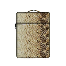 将图片加载到图库查看器，CAKVO Sleeve Compatible with 13-13.3 inch 10.9&quot; iPad Air Water Repellent Neoprene Bag with Small Case, Pythons Grains
