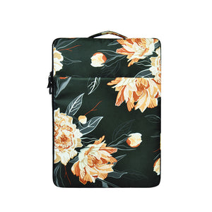 Gordenery Sleeve Compatible with 13-13.3 inch 10.9" iPad Air Water Repellent Neoprene Bag with Small Case, flowers