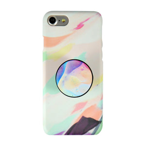 Multicolored Phone Pop Socket - Drips in Rainbow